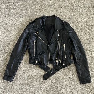 Blank NYC Faux Leather Motorcycle Jacket